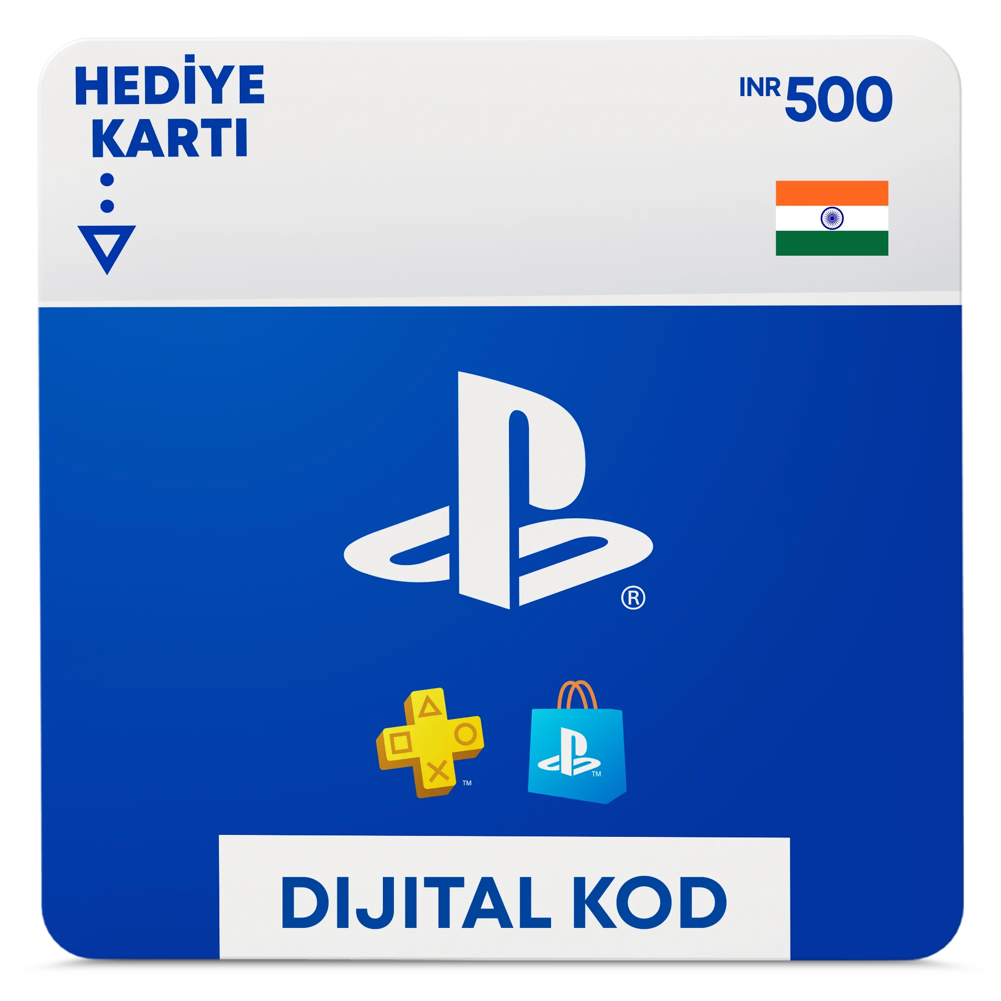 PlayStation Hediye Kartı 500 INR