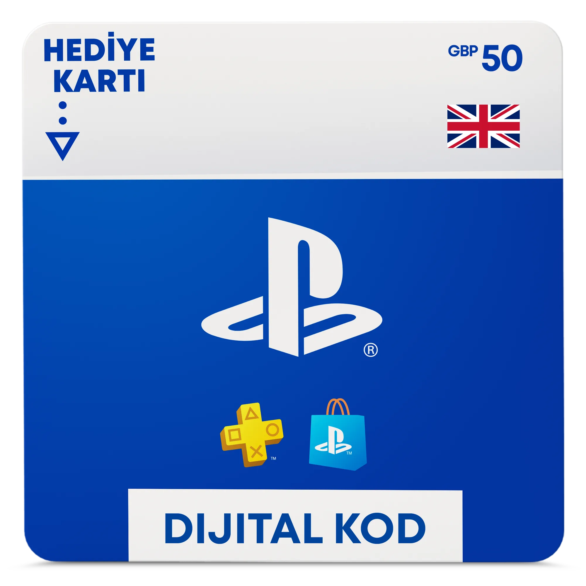 PSN Card United Kingdom 50 GBP